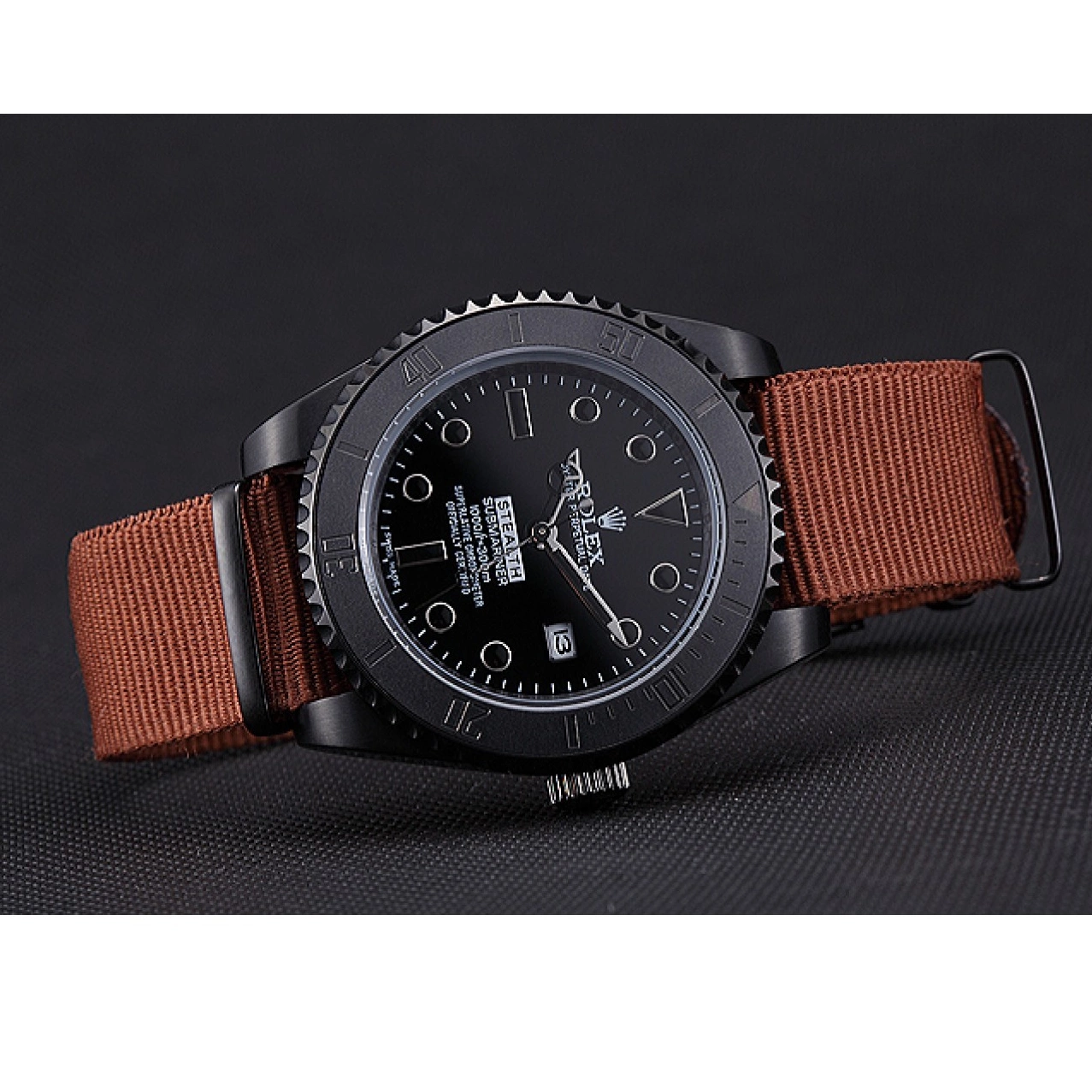 Rolex copies cheap Rolex Brown Stealth Submariner 621997 0722